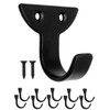 Fuxxer® Classic Iron Hooks, Picture Hooks, Wall Hooks, Set of