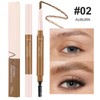 Okerker Brown Dual-Ended Eyebrow Pencil - Waterproof, Smudge-Proof Brow Liner