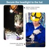 8pcs Non-slip Helmet Clip Helmet Hook Hardhat Headlamp Clips Hard