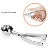 DMOPRDNB Ice Cream Scoop Stainless Steel with Trigger Thickened 304