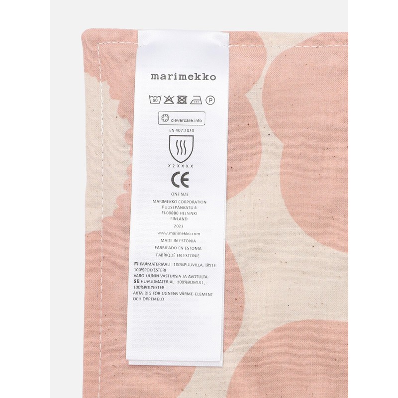 [marimekko] Pieni Unikko Women's Pot Holder 52_1_52239472561 F Peach x