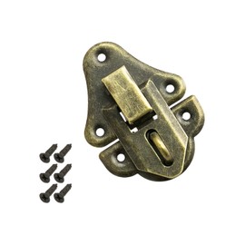 HMF 6495 Vintage Tension Lock with Lock Eyelet, 35 x 50 mm, Bronze