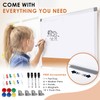 S SWANCROWN Magnetic Dry Erase and Cork Board Combo Hanging