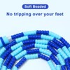 Soft Beaded Jump Rope for Kids Women, Tangle-Free Skipping Rope,