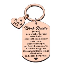 GGOJAGST Work Bestie Gifts Co Worker Leaving Away Gifts for Women Coworker Promotion Birthday Gift for Female Friend Thank You Appreciation Gift Leaving Go Away Retirement Gifts for Boss Lady