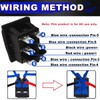 MKBKLLJY 3PCS Momentary Polarity Reverse Switch Waterproof 16A 250V AC/20A
