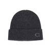 Coach Women's C Beanie, Charcoal, One Size