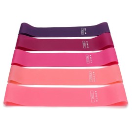 AMZDANCE Resistance Bands Set of 5 - Professional Workout Bands for Full Body Training, Strength Building, Physical Therapy, Pilates - Beginner Friendly for Men & Women