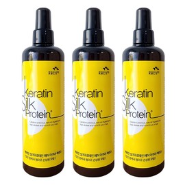 Man with Flowers Keratin Silk Protein Hair Aqua Essence, 300ml, 3 Pieces / 꽃을든남자 케라틴 실크프로테인 헤어 아쿠아 에센스, 300ml, 3개