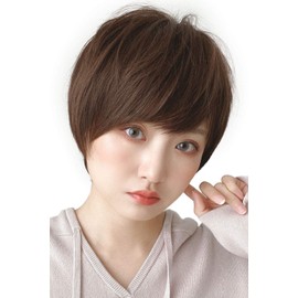 [BrightLala] Wig Short Full Wig Bob Natural Wig Male Impersonation Short Hair Short Bob hf1284-XB-M