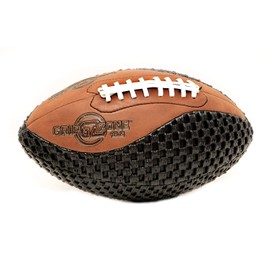 fun gripper-Grip Zone 10.5 inch Junior Size Football,Composite Leather Football/Black Tacky Soft Mesh Extra Grip Football Training or Recreation Play for Young Adults by: Saturnian I P.E. Supplier