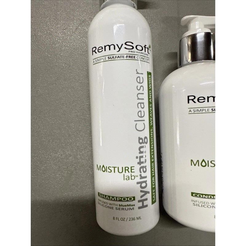 RemySoft Moisture Lab Hydrating Cleanser Shampoo Recovery Cream Conditioner Wigs