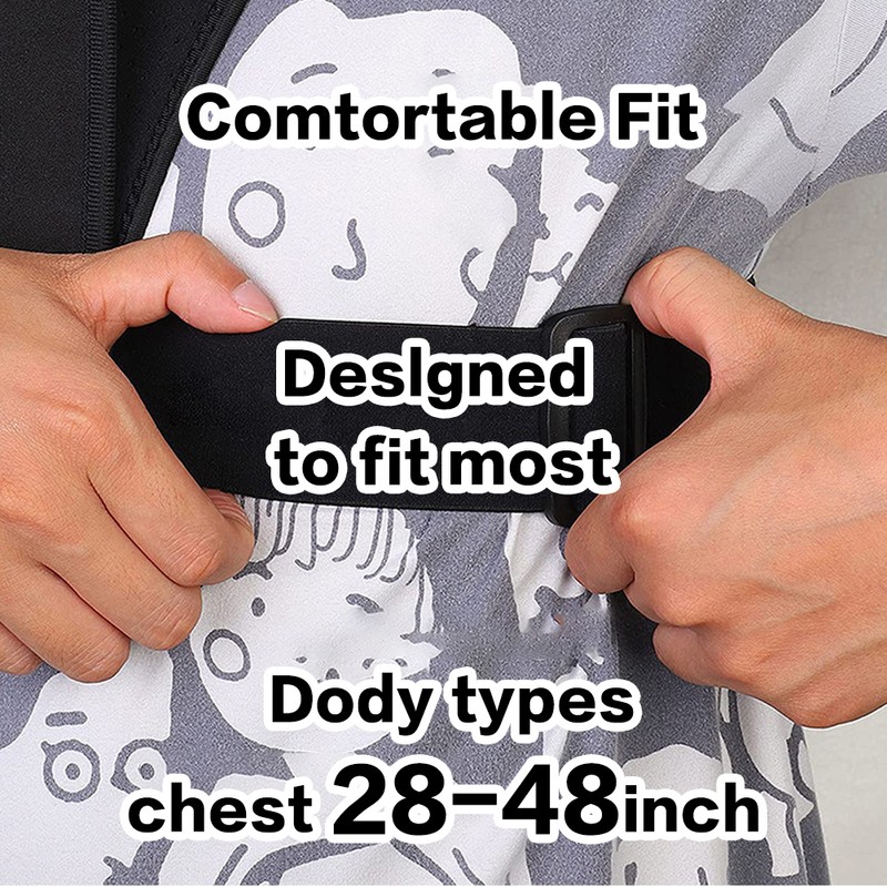 Running Vest Chest Phone Holder Reflective Workout Gear Elastic Adjustable