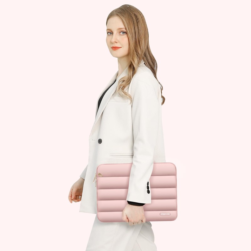 MOSISO 17-17.3 inch Laptop Case, 17.3 inch Puffy Laptop Sleeve