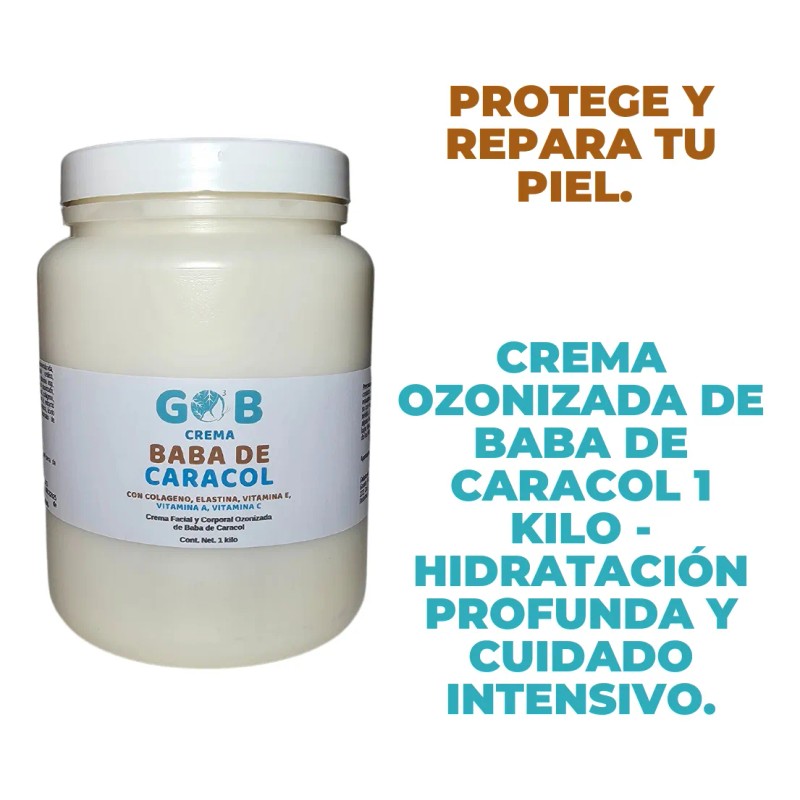 Crema De Baba De Caracol Ozonizada - Gob - 1