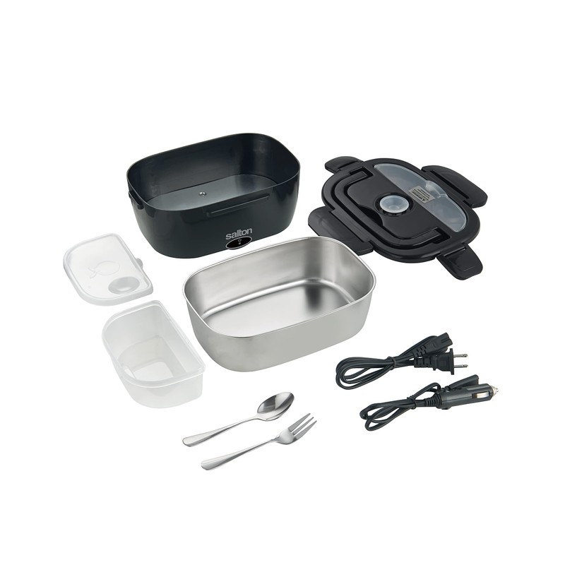 Salton 3-in-1 Electric Lunchbox Food Warmer - Portable, Heated Lunch