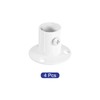 sourcing map 4 Pcs 0.75 inch Pole Sockets Flange Rod