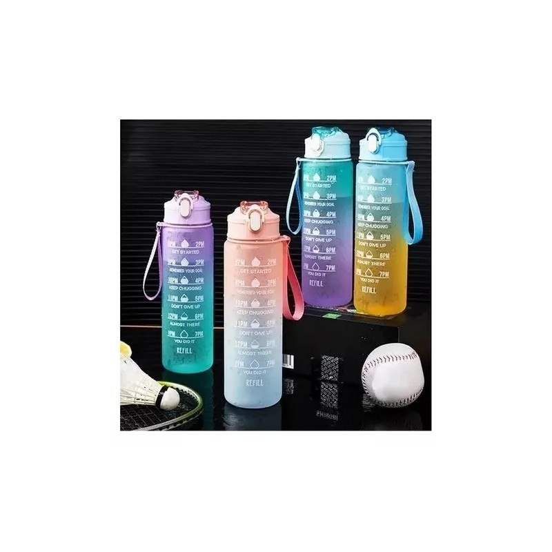 Taej 85 10 Botes Vasos Para Agua Motivacionales Deportivos 900ml