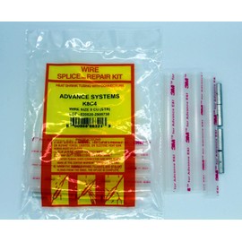 K8C4 Submersible Pump Wire Splice Kit Repair and Installation. #8 AWG, 4 Wires - Easy and Reliable - Crimp It, Shrink It, and Forget It! 100% Made in the USA with 3M components.