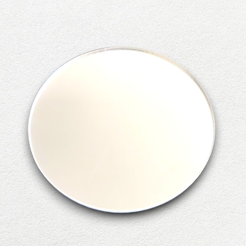 Circle Mirrors Pack of 10, 3cm Diameter Each with sticky