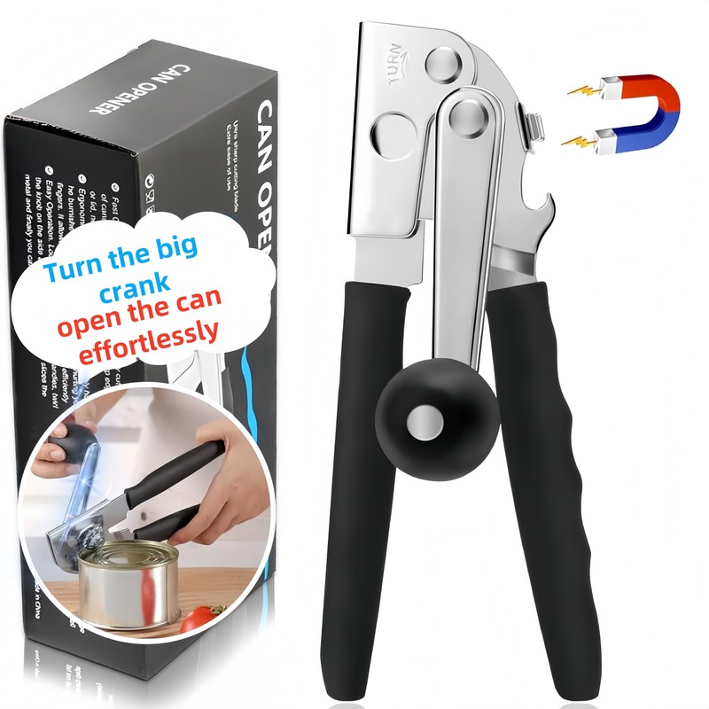 Commercial Can Opener, Hand Crank Can Opener Manual Heavy Duty