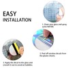 DKTIE Modern Dots Anti-Collision Decal - UV-Reflective Window Decal to