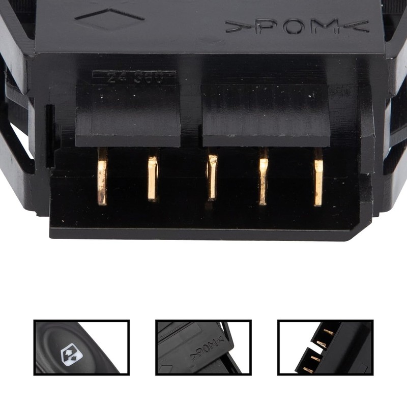 Front Left or Right Window Regulator Switch Compatible with Renault