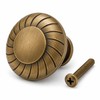 Antique Brass Cabinet Handle, Vintage Drawer Pull for Cabinets, Wardrobes,