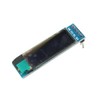 TECNOULAB 2pcs 0.91 inch 128*32 IIC I2C Blue OLED LCD