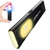 Jawploy Pocket Flashlight Rechargeable EDC Flashlight, 675LM， Dual Light Source