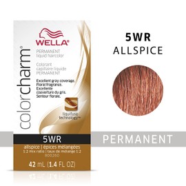 WELLA Color Charm Permanent Liquid Hair Color for Gray Coverage, 5WR All Spice