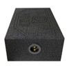 Q-Power Single 10-Inch Universal Downfire/Behind Seat Sub Box | QBSHALLOW10