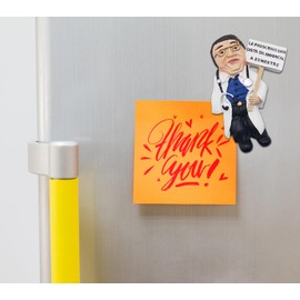 Dr. Nowzaradan 3D Resin Fridge Magnet Funny Edition Vine at the Border - 4 Versions with Intimidating Quotes for Diet - Joke Gift for Friends and Family (MOD 1)