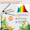 Plant Grow Light with Stand,Super Bright 6000K White Full Spectrum