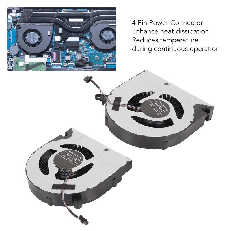 CPU GPU Cooling Fan Replacement Laptop Internal Cooling Fan for