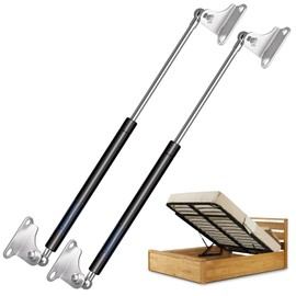ARANA ARANA 635 mm 534N 54 kg Gas Struts 60 cm Furniture Gas Spring Shock Absorber Hydraulic Holder for Cabinet Door Tool Toy Box and Creative DIY Applications, Pack of 2