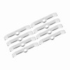8pcs Chrome Valve Cover Hold-Down Tabs Spreader Bars Fit for