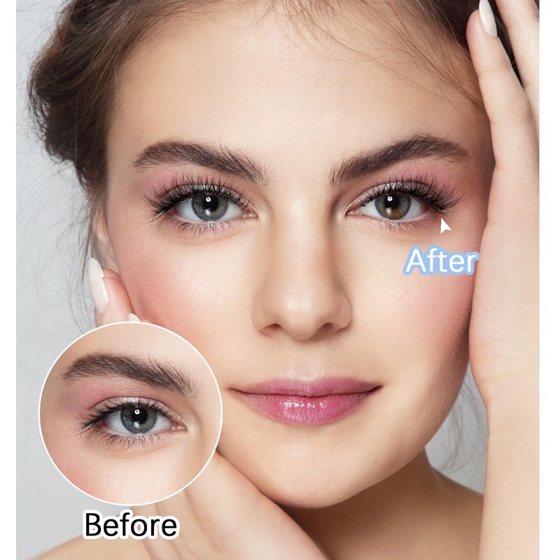 10 Pairs Fox Eye Lashes, Wispy Natural Lashes Lightweight Wispy