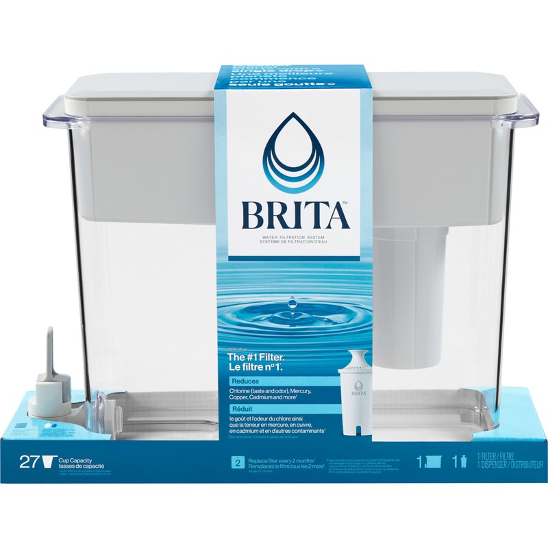 Brita UltraMax Large Water Dispenser With Standard Filter, BPA-Free, Replaces