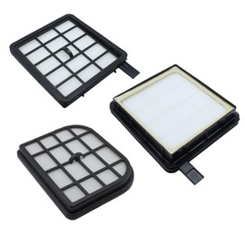 MisterVac 2 x dust container filters + 1 x exhaust air filter compatible with Blaupunkt VCC311