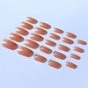 Square Press on Nails Medium Length - Nude Fake Nails
