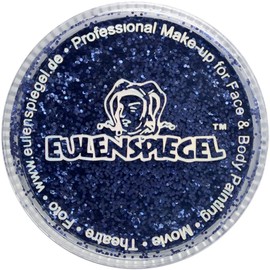 Eulenspiegel 907597 - Organic Glitter Blue Jewel, 6 g, Biodegradable, Glitter for Face & Body
