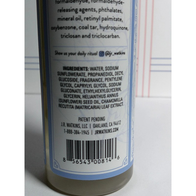 J.R. WATKINS BATH ELIXIR (monoi & sandalwood) 6 FL OZ