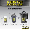 Brute Super Tuff Heavy Duty 2.2 MIL Contractor Bags, Extra
