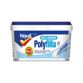 HOCHSTE® Polycell Polyfilla Multi Purpose Ready Mixed Filler, Quick-Drying & Easy-To-Apply Formula, DIY Enthusiasts, Ensure Long-Lasting, Crack-Free Finishes, Interior And Exterior Use, (White, 600g)