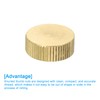 sourcing map Knurled Thumb Nuts, 3Pcs M6 x D20mm x