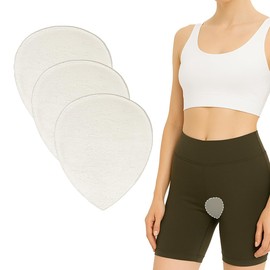 SHORDY Camel Concealer – Reusable Anti-Camel Coverage Insert for Underwear, Swimsuits, Yoga, Gym & Leggings – White (Pack of 3)