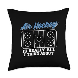 Air Hockey Table Game Pucks Rules Mini Paddles Machine Throw Pillow