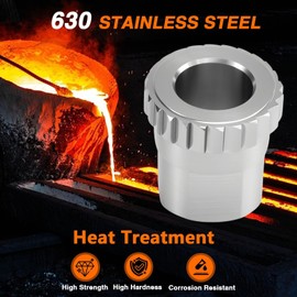 FUSCH Bicycle Rear Hub Removal Tool 24 Teeth Upgrade 630 Stainless Steel Cycles Bike Rear Hub Wheel Lock Ring Nut Installation and Removal Repairing Tool Compatible with DT Swiss 3 Pawl Hub